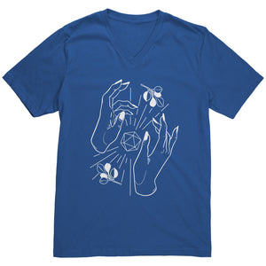 D20 Hex Magnificence T-shirt - Gemmed Firefly