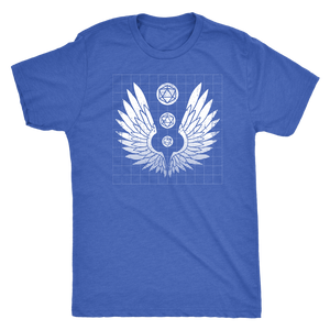 D20 Wings of Future Radiance T-shirt - Gemmed Firefly