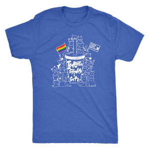 Iced Coffee, Equality, and Cats Kawaii Doodle T-shirt - Gemmed Firefly