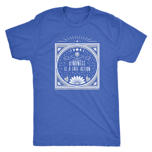 Kindness is a Free Action T-shirt - Gemmed Firefly