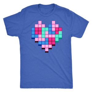 Candy Block Love Heart T-shirt - Gemmed Firefly