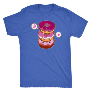 Lesbian Flag Cutie Donuts T-shirt - Gemmed Firefly