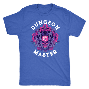 Dungeon Master Dark Skull D20 Rune T-shirt - Gemmed Firefly