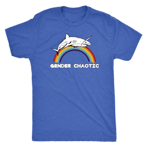 Gender Chaotic Shark T-shirt  - Gemmed Firefly