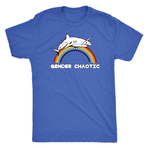 Gender Chaotic Shark T-shirt - Gemmed Firefly