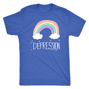 Depression Rainbow Shirt T-shirt - Gemmed Firefly