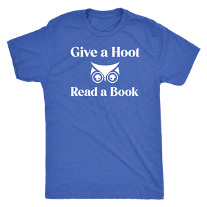 Give A Hoot Read A Book Shirt T-shirt - Gemmed Firefly