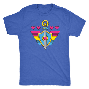 Pansexual Paladin (Badge Only) T-shirt - Gemmed Firefly