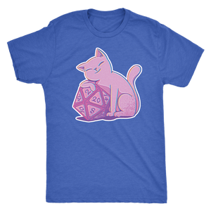 D20 Kitty Glitch T-shirt - Gemmed Firefly