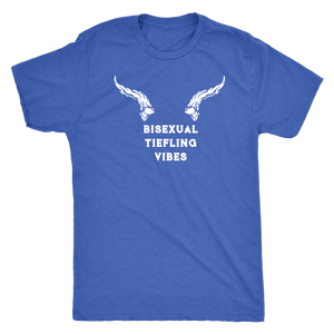 Bisexual Tiefling Vibes T-shirt - Gemmed Firefly