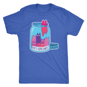 Anti-Depressants Bottle T-shirt - Gemmed Firefly