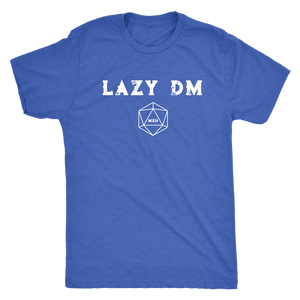 Lazy DM Meh D20 T-shirt - Gemmed Firefly