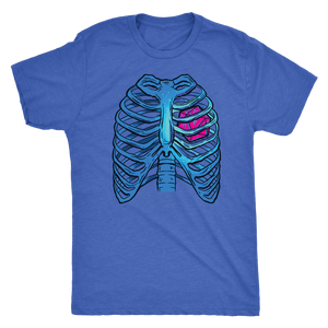 D20 Heart and Vapor Ribs T-shirt - Gemmed Firefly