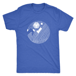 D20 Mountains Majesty T-shirt - Gemmed Firefly