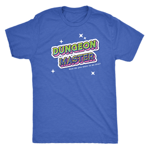 Dungeon Master Retro Title T-shirt - Gemmed Firefly