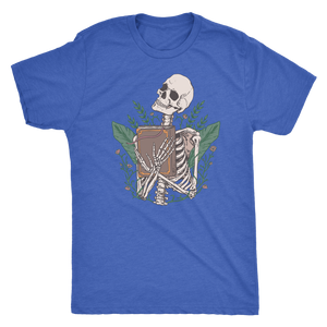 Libris Mortis - Skeleton with a Book Shirt T-shirt - Gemmed Firefly