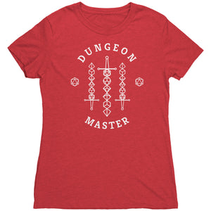 Dungeon Master Dice Sword Desire T-shirt - Gemmed Firefly