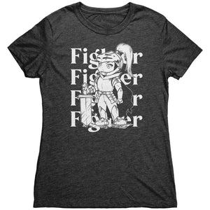 Fighter Chibi Lavish T-shirt - Gemmed Firefly