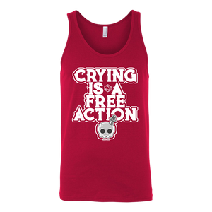 Crying is a Free Action T-shirt - Gemmed Firefly