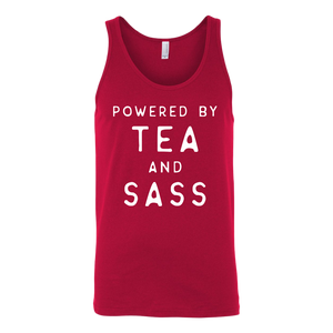 Powered by Tea and Sass T-shirt - Gemmed Firefly