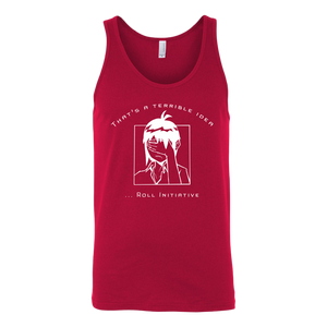That's a Terrible Idea Roll Initiative (Game Goddess) T-shirt - Gemmed Firefly