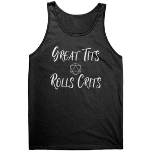 Great Tits Rolls Crits T-shirt - Gemmed Firefly