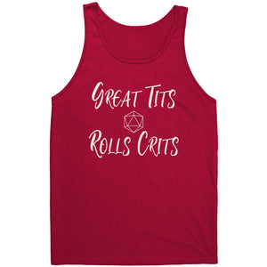 Great Tits Rolls Crits T-shirt - Gemmed Firefly