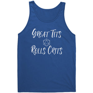 Great Tits Rolls Crits T-shirt - Gemmed Firefly
