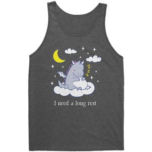 I Need a Long Rest Sleepy Dragon T-shirt - Gemmed Firefly