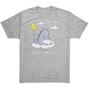 I Need a Long Rest Sleepy Dragon T-shirt - Gemmed Firefly