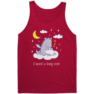 I Need a Long Rest Sleepy Dragon T-shirt - Gemmed Firefly