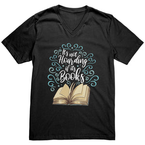 It's Not Hoarding If It's Books T-shirt - Gemmed Firefly