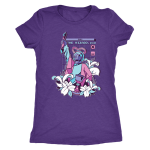 The Magician Tarot in Cyber Vapor T-shirt - Gemmed Firefly