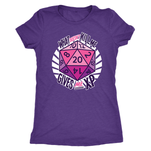 What Doesn't Kill Me Gives Me XP T-shirt - Gemmed Firefly