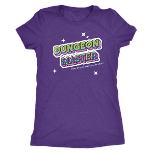 Dungeon Master Retro Title T-shirt - Gemmed Firefly