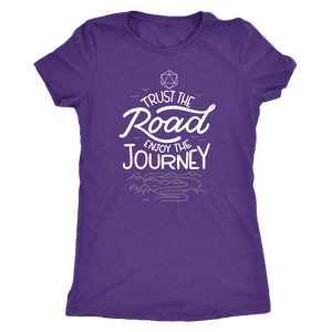 Trust the Road, Enjoy the Journey T-shirt - Gemmed Firefly
