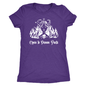Open to Demon Pacts T-shirt - Gemmed Firefly