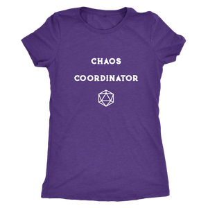 DM Chaos Coordinator D20 T-shirt - Gemmed Firefly