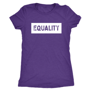 Equality Stencil Text T-shirt - Gemmed Firefly