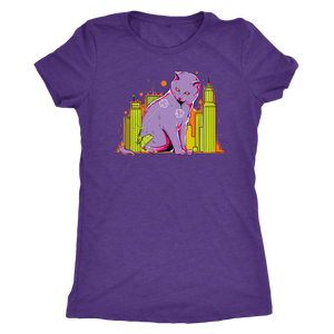 The Cat on the D&D Table Map T-shirt - Gemmed Firefly