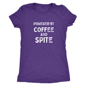 Powered By Coffee and Spite T-shirt - Gemmed Firefly