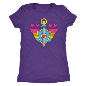 Pansexual Paladin (Badge Only) T-shirt - Gemmed Firefly