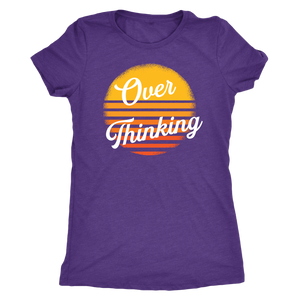 Overthinking Retro Sun T-shirt - Gemmed Firefly