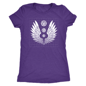 D20 Wings of Future Radiance T-shirt - Gemmed Firefly