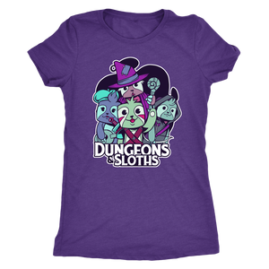 Dungeons and Sloths T-shirt - Gemmed Firefly