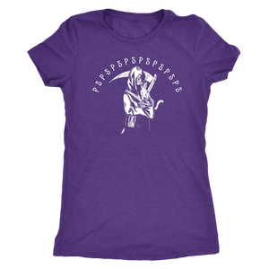 Reaper Kitty PSPSPSPSP T-shirt - Gemmed Firefly