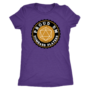 Proud DM to a Bunch of Dumbass Players Black Label T-shirt - Gemmed Firefly