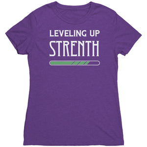 Leveling Up Strength T-shirt - Gemmed Firefly