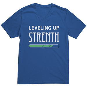 Leveling Up Strength T-shirt - Gemmed Firefly