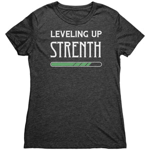 Leveling Up Strength T-shirt - Gemmed Firefly